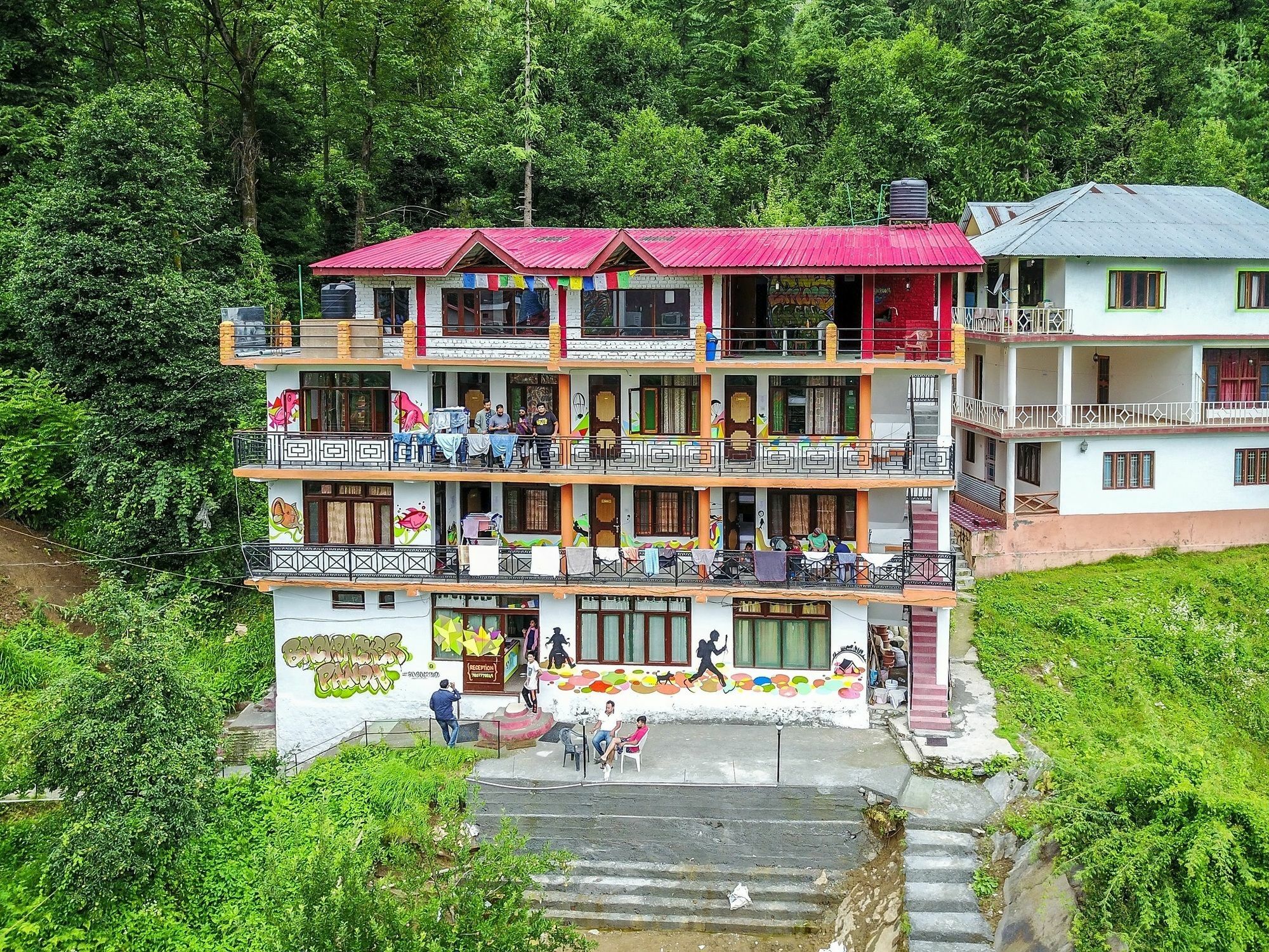 Hostel Backpacker Panda Manali Exterior foto